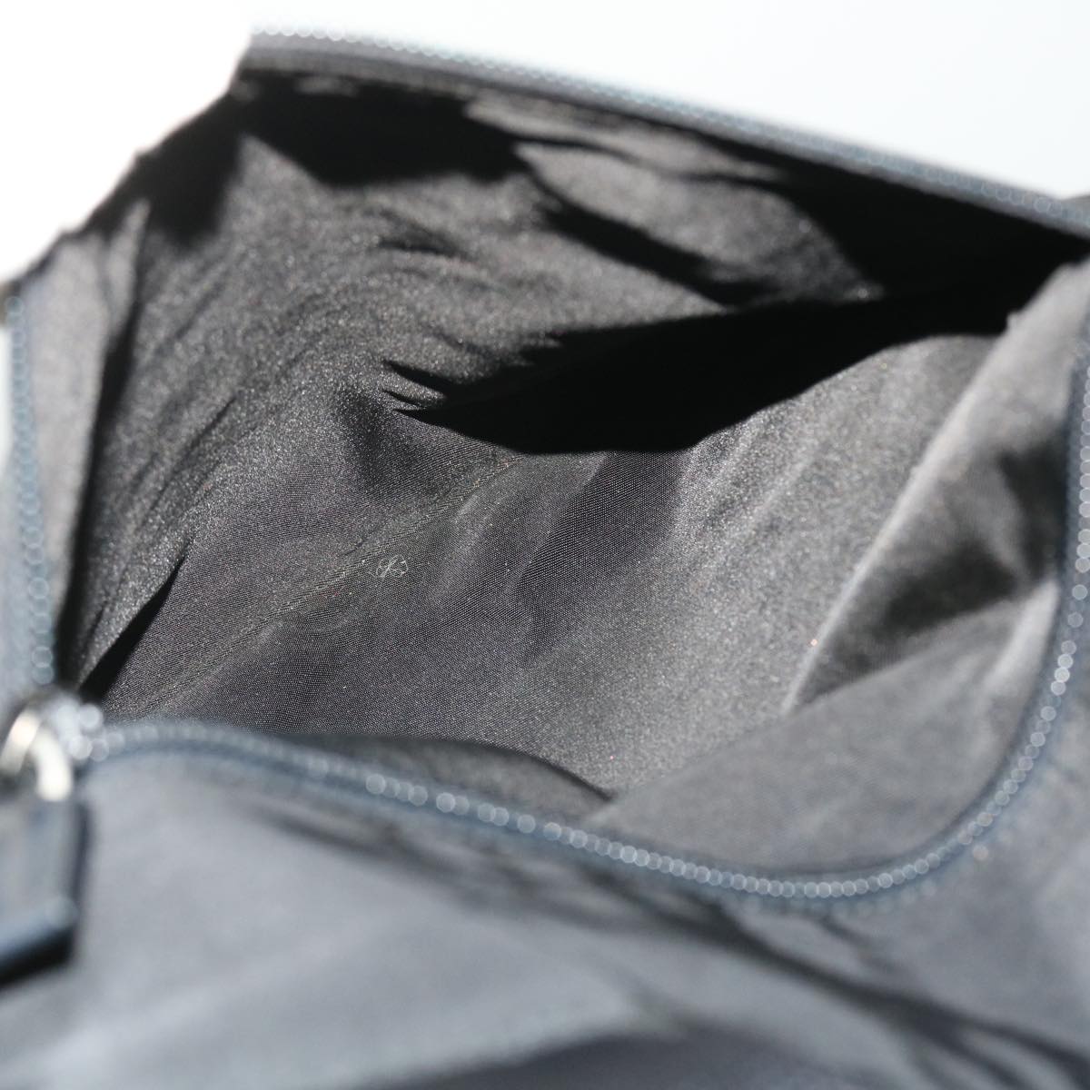 PRADA Tote Bag Nylon Black Auth 53702