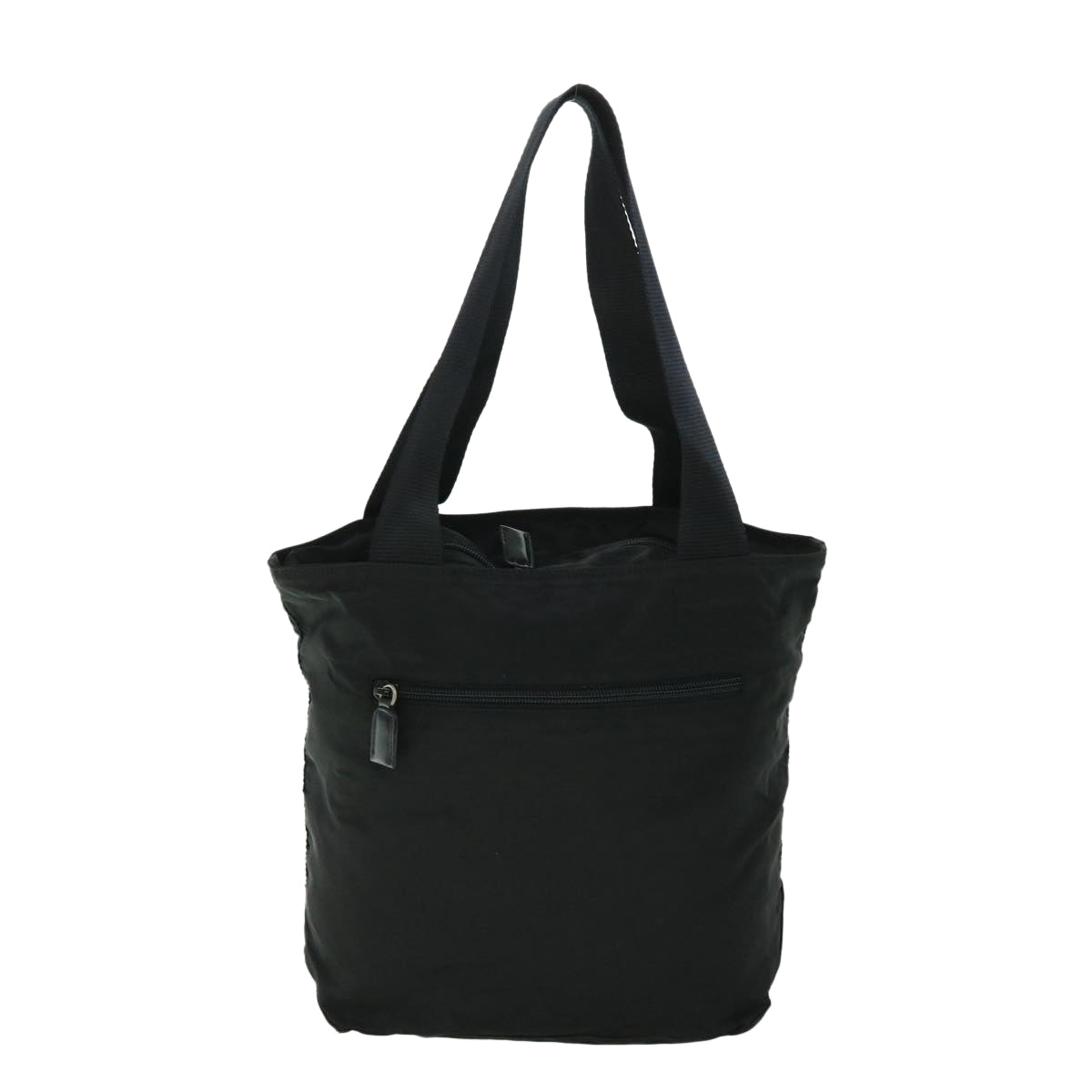 PRADA Tote Bag Nylon Black Auth 53702 - 0