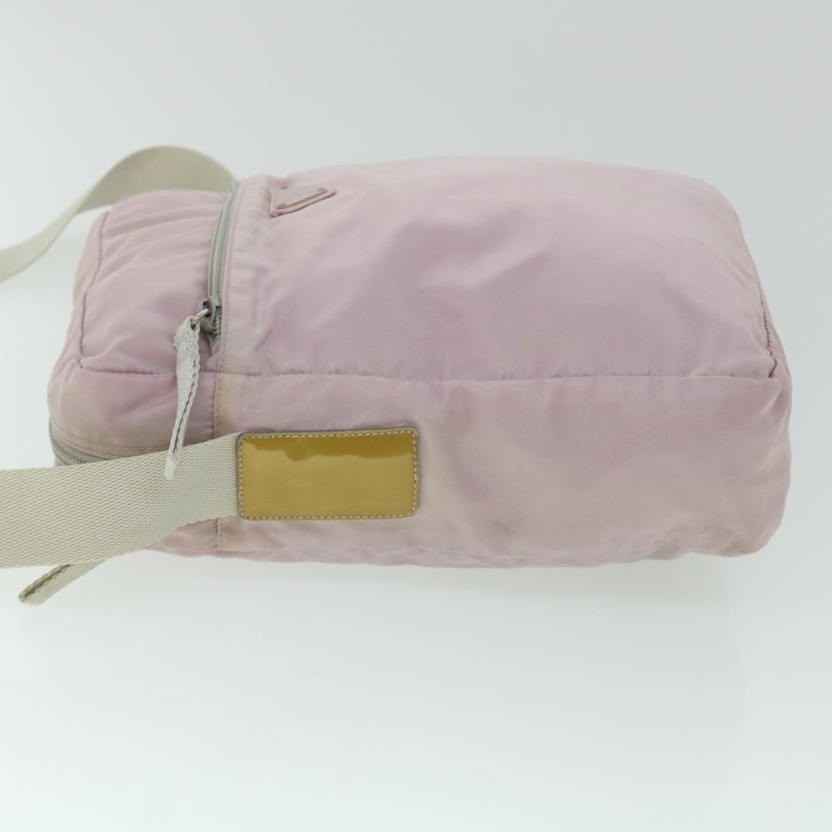 PRADA Shoulder Bag Nylon Pink Auth 53707