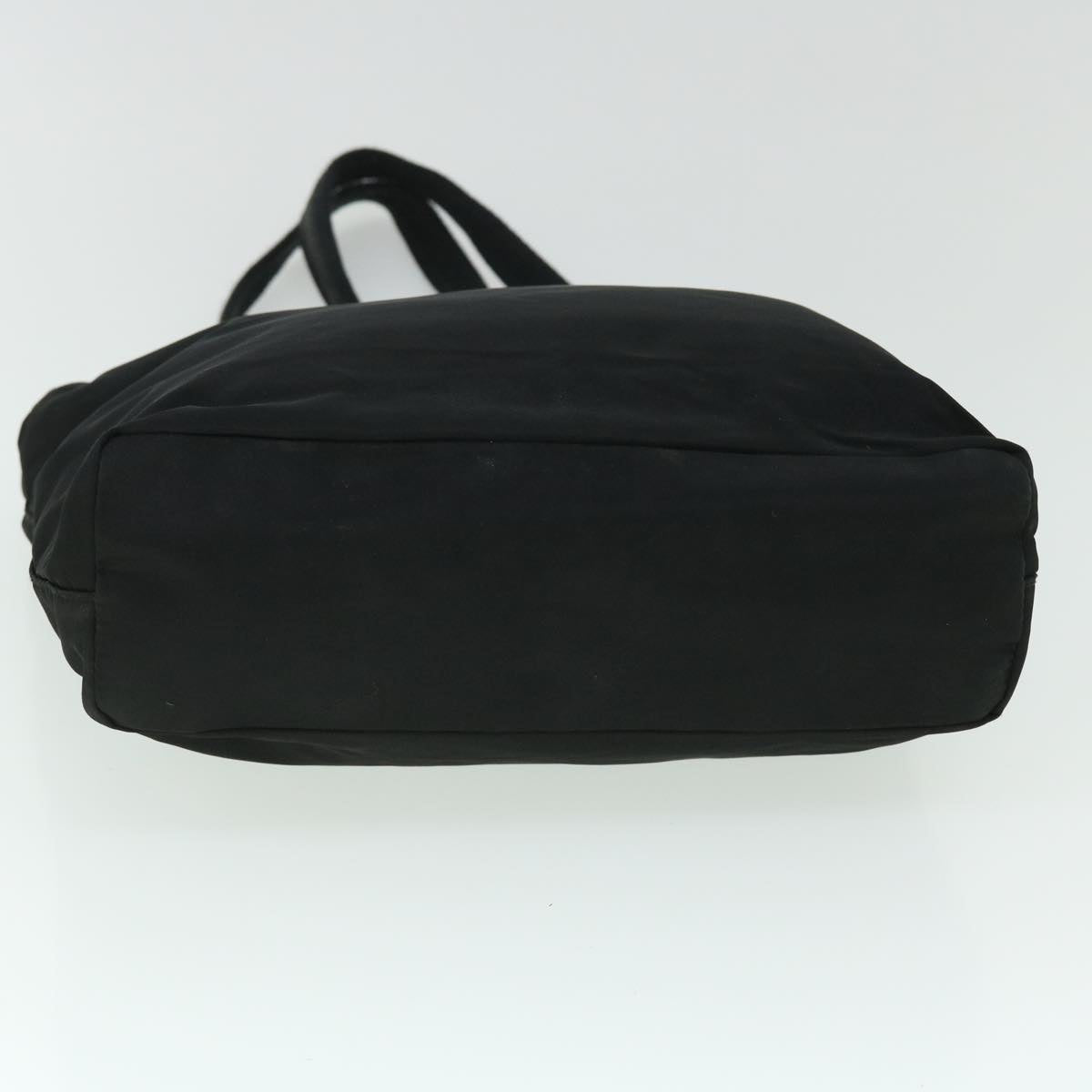 PRADA Tote Bag Nylon Black Auth 53708