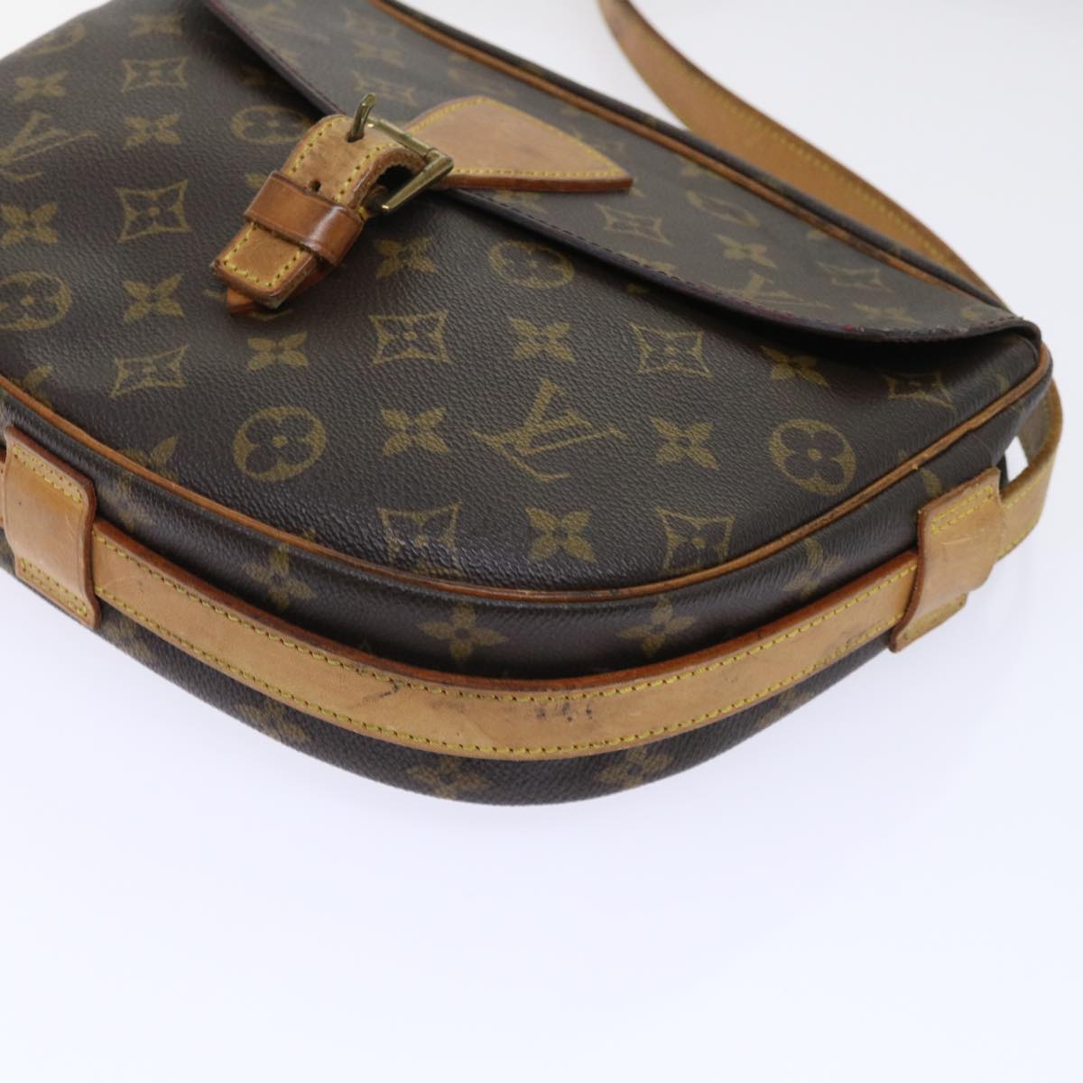 LOUIS VUITTON Monogram Jeune Fille MM Shoulder Bag M51226 LV Auth 53777