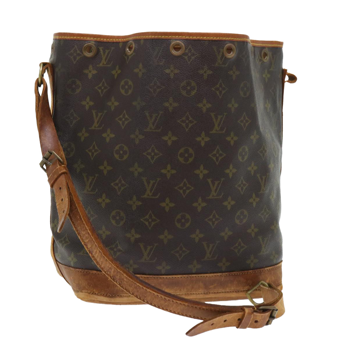 LOUIS VUITTON Monogram Noe Shoulder Bag M42224 LV Auth 53778