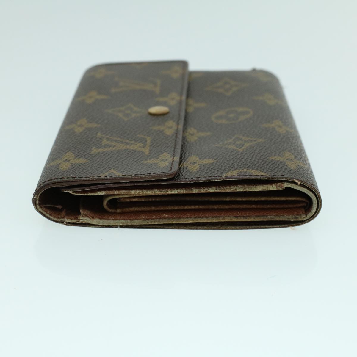 LOUIS VUITTON Monogram Porte Tresor Etui Papie Wallet M61202 LV Auth 53808