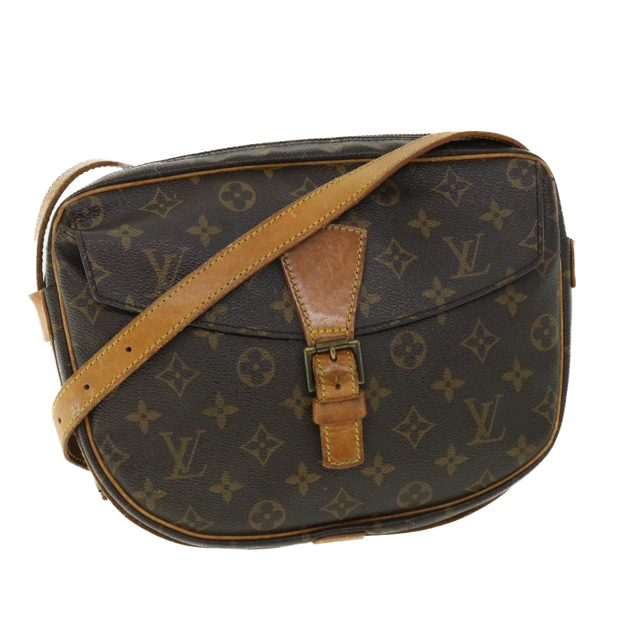 LOUIS VUITTON Monogram Jeune Fille GM Shoulder Bag M51225 LV Auth 53818