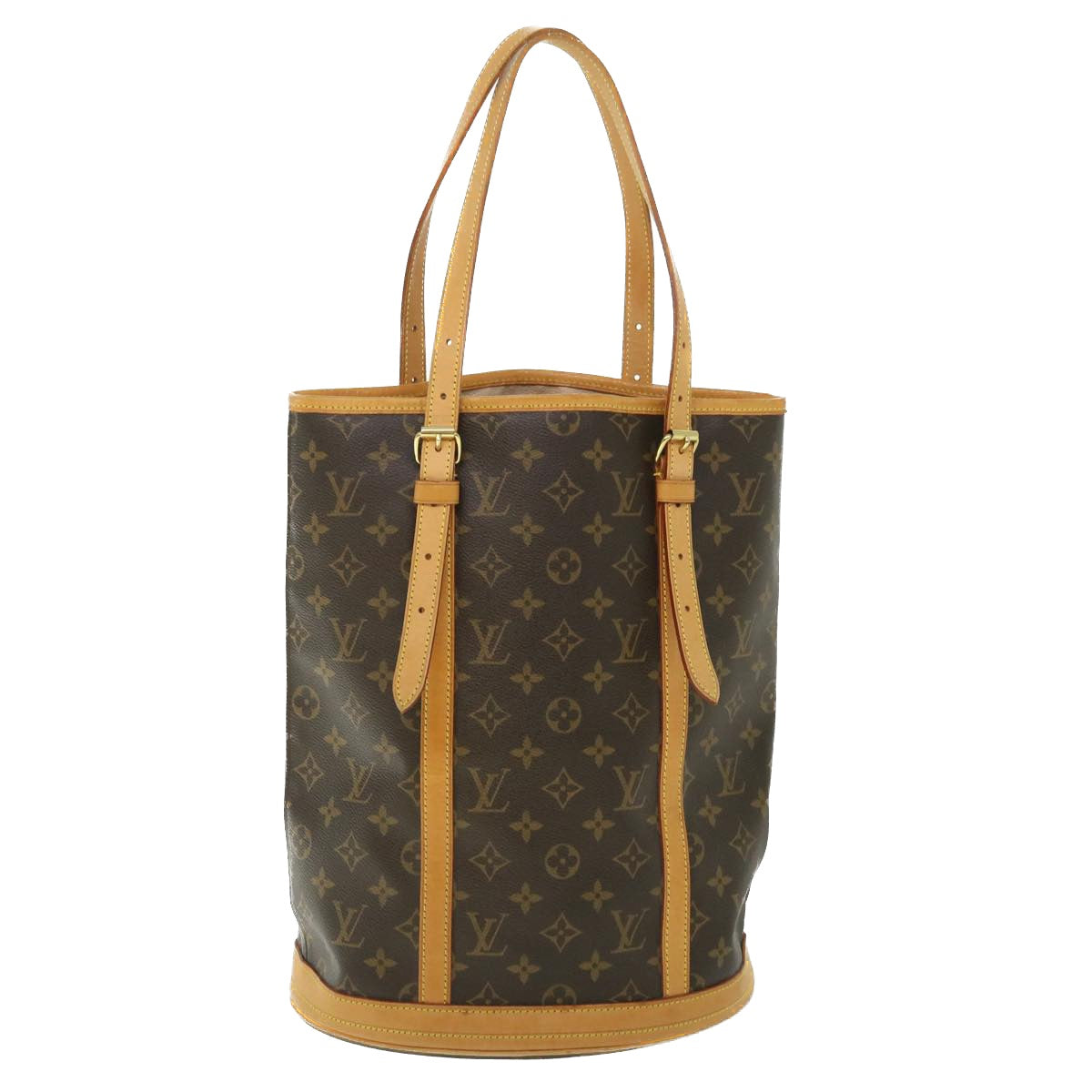 LOUIS VUITTON Monogram Bucket GM Shoulder Bag M42236 LV Auth 53836