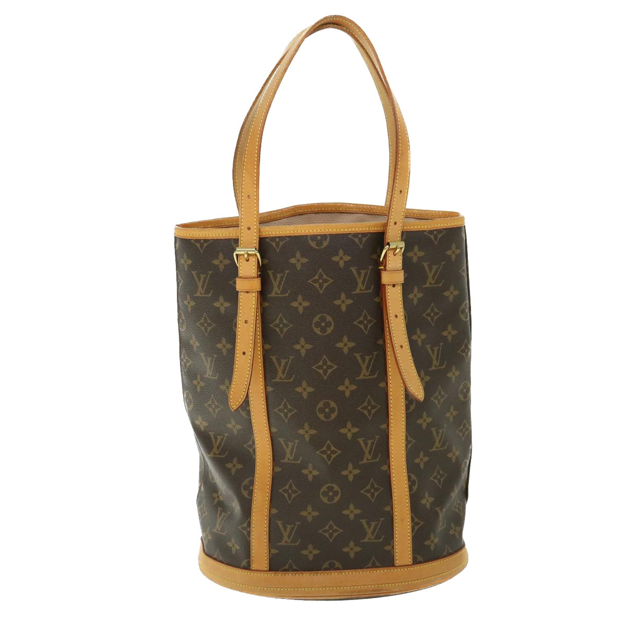 LOUIS VUITTON Monogram Bucket GM Shoulder Bag M42236 LV Auth 53836