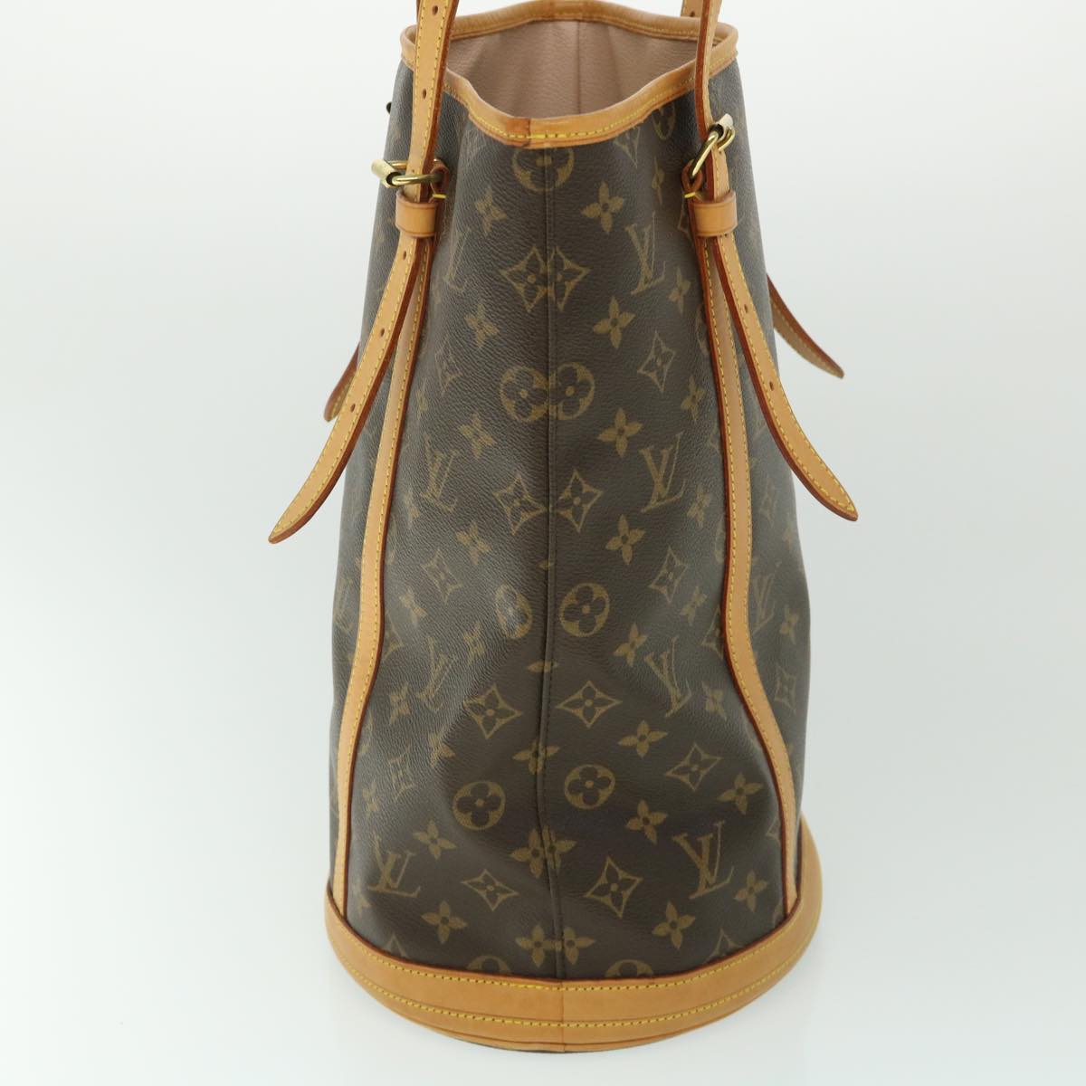 LOUIS VUITTON Monogram Bucket GM Shoulder Bag M42236 LV Auth 53836