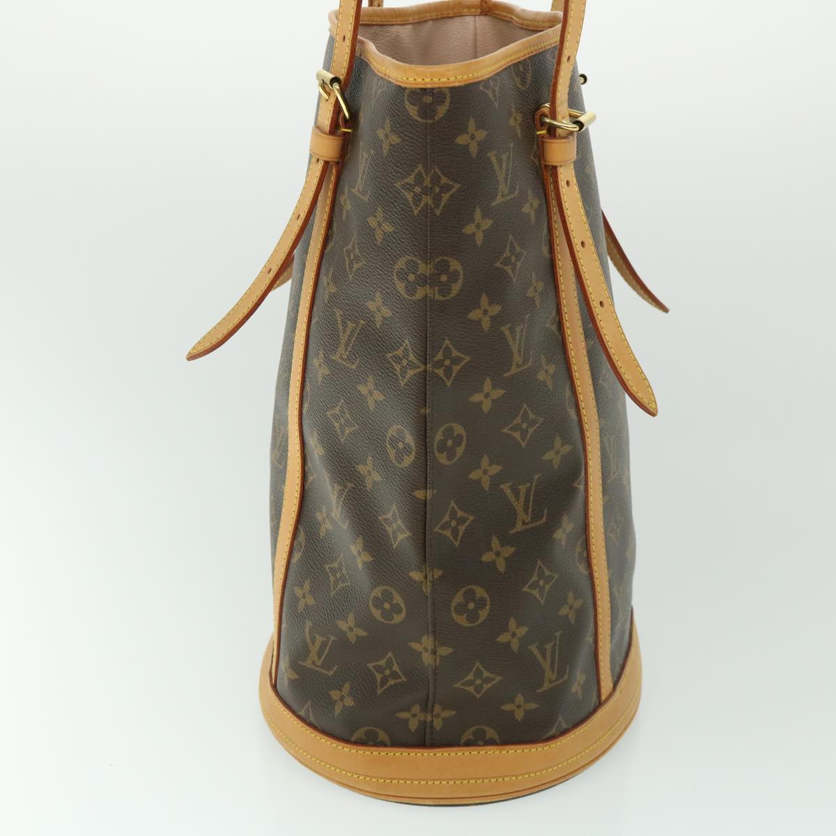 LOUIS VUITTON Monogram Bucket GM Shoulder Bag M42236 LV Auth 53836