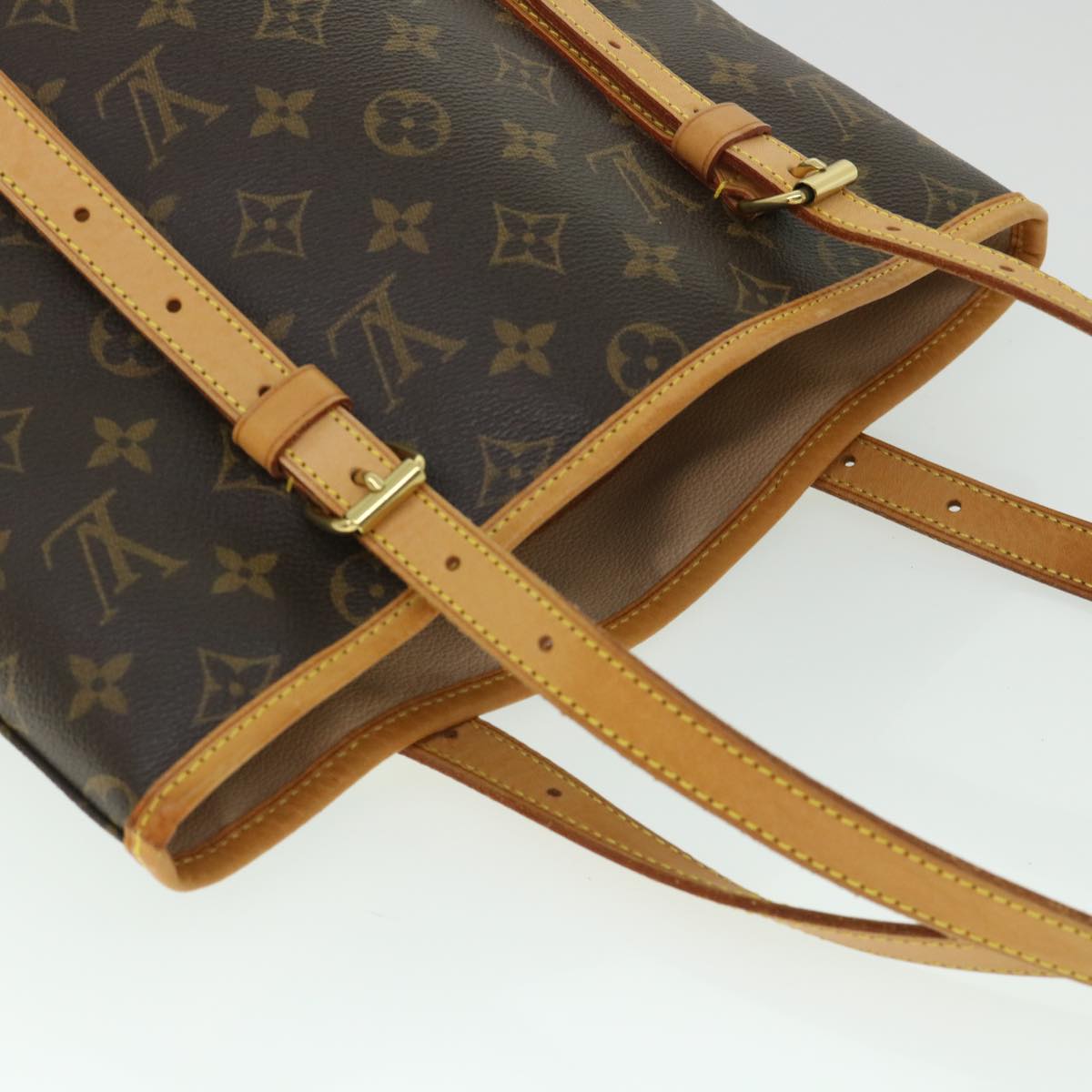 LOUIS VUITTON Monogram Bucket GM Shoulder Bag M42236 LV Auth 53836