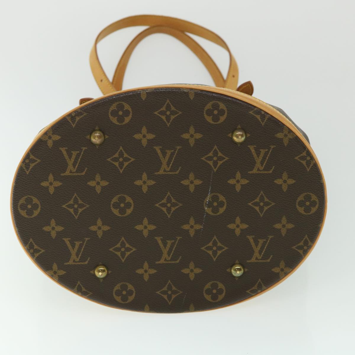 LOUIS VUITTON Monogram Bucket GM Shoulder Bag M42236 LV Auth 53836