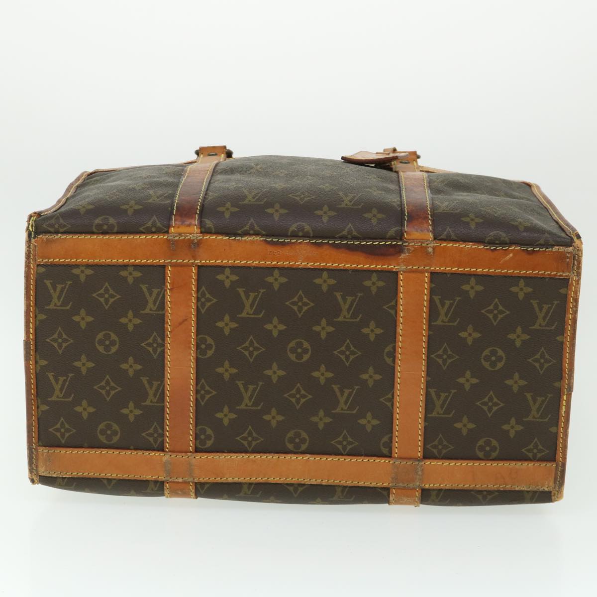 LOUIS VUITTON Monogram Sac Demi Souple 45 Pet Carry LV Auth 53854