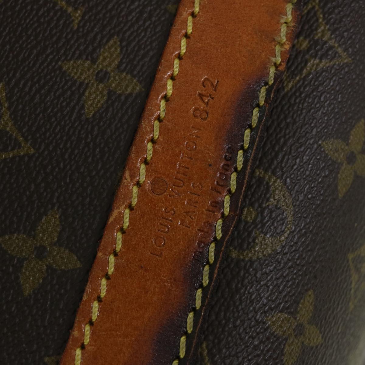 LOUIS VUITTON Monogram Sac Demi Souple 45 Pet Carry LV Auth 53854