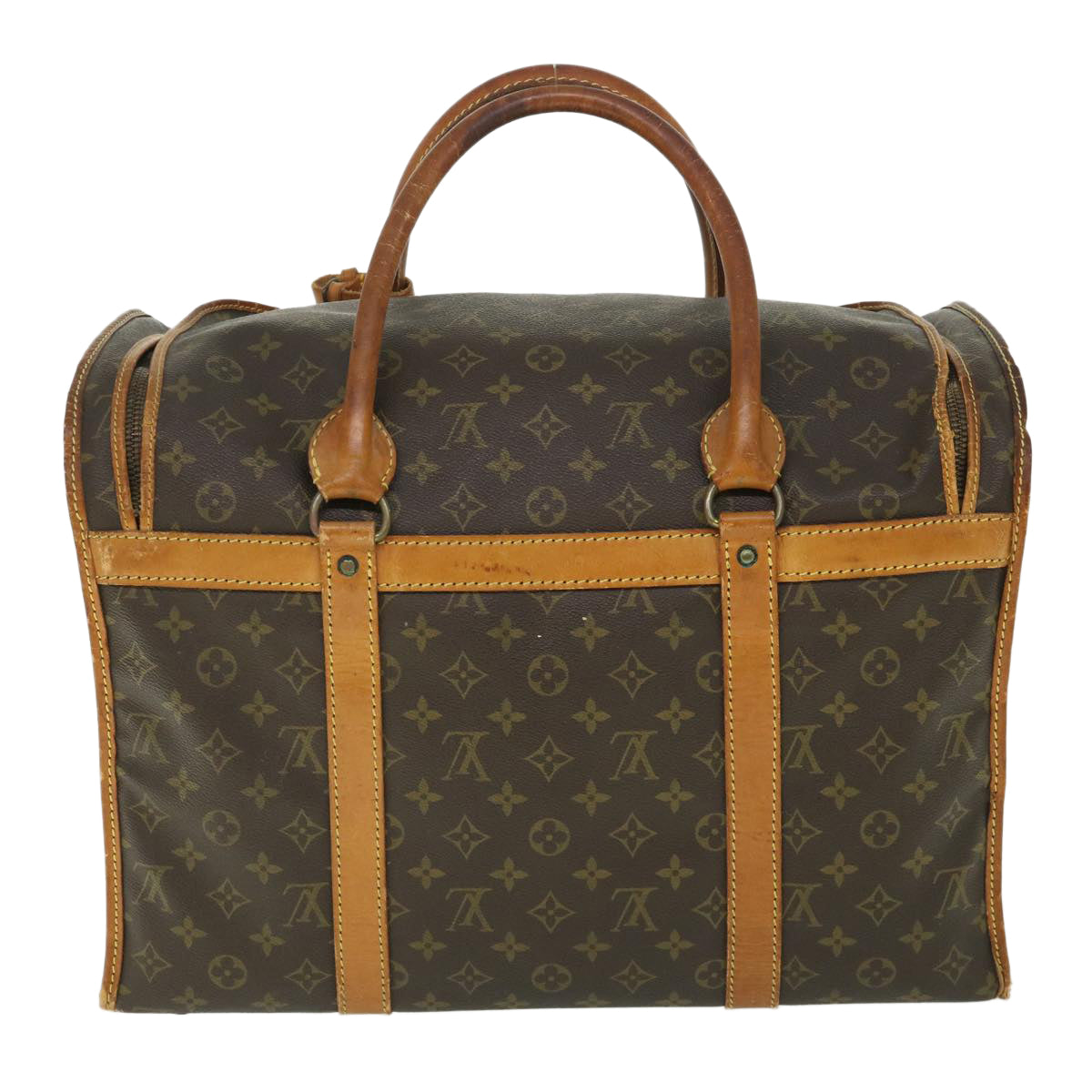 LOUIS VUITTON Monogram Sac Demi Souple 45 Pet Carry LV Auth 53854 - 0