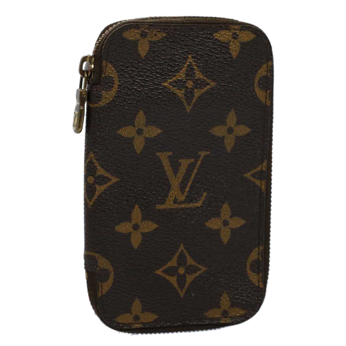 LOUIS VUITTON Monogram Pochette 6 Cure Key Case M62610 LV Auth 53855