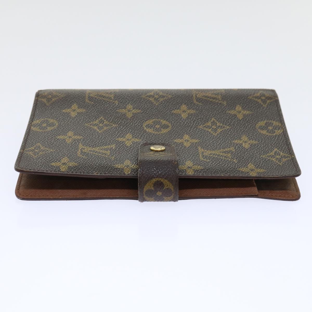 LOUIS VUITTON Monogram Agenda MM Day Planner Cover R20105 LV Auth 53870