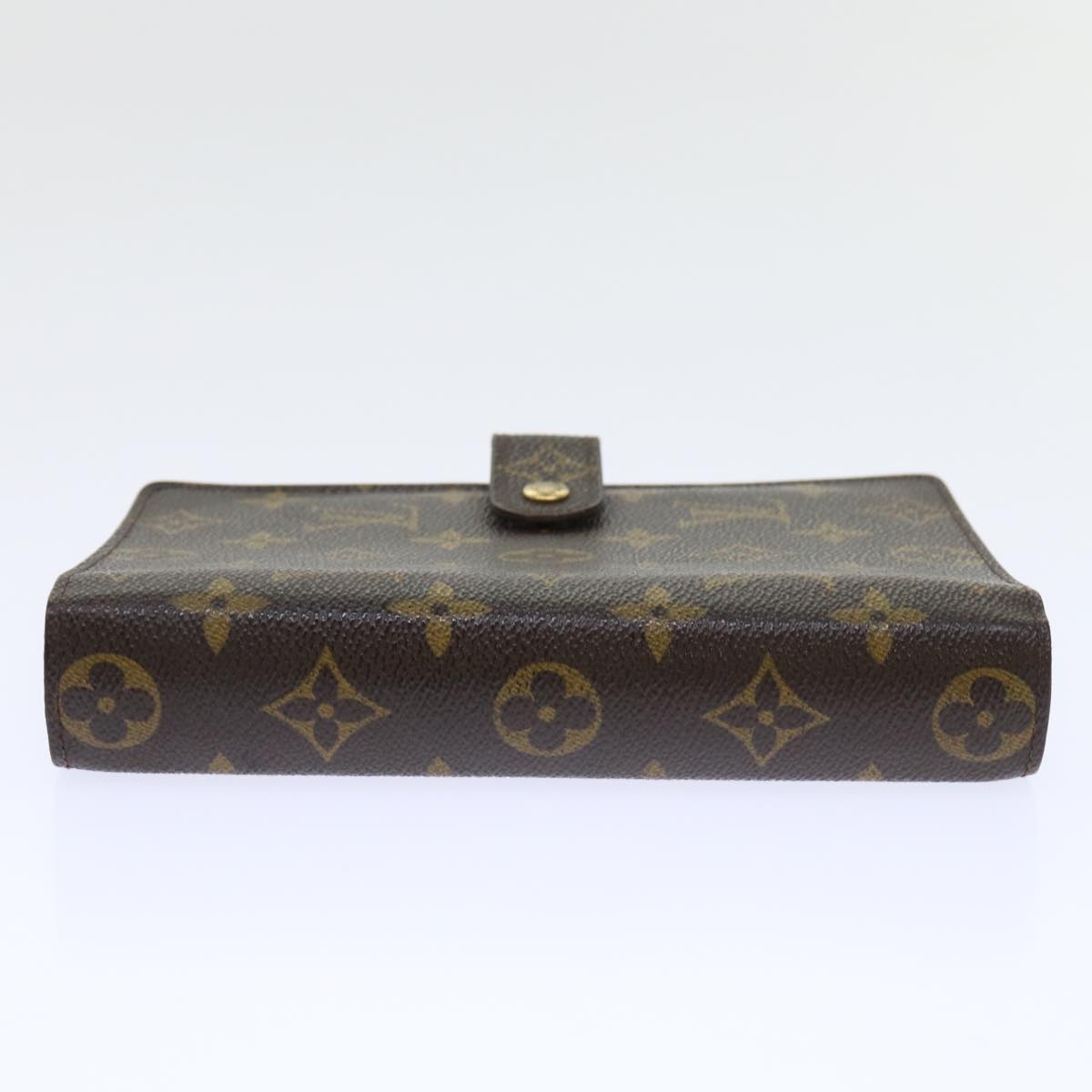 LOUIS VUITTON Monogram Agenda MM Day Planner Cover R20105 LV Auth 53870