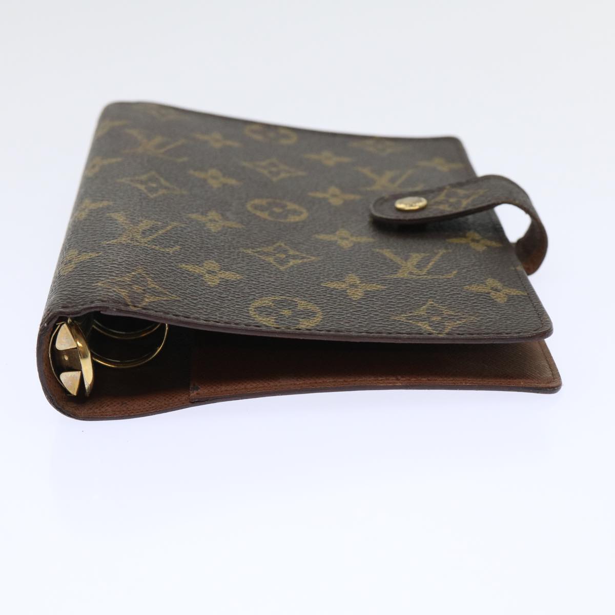 LOUIS VUITTON Monogram Agenda MM Day Planner Cover R20105 LV Auth 53870