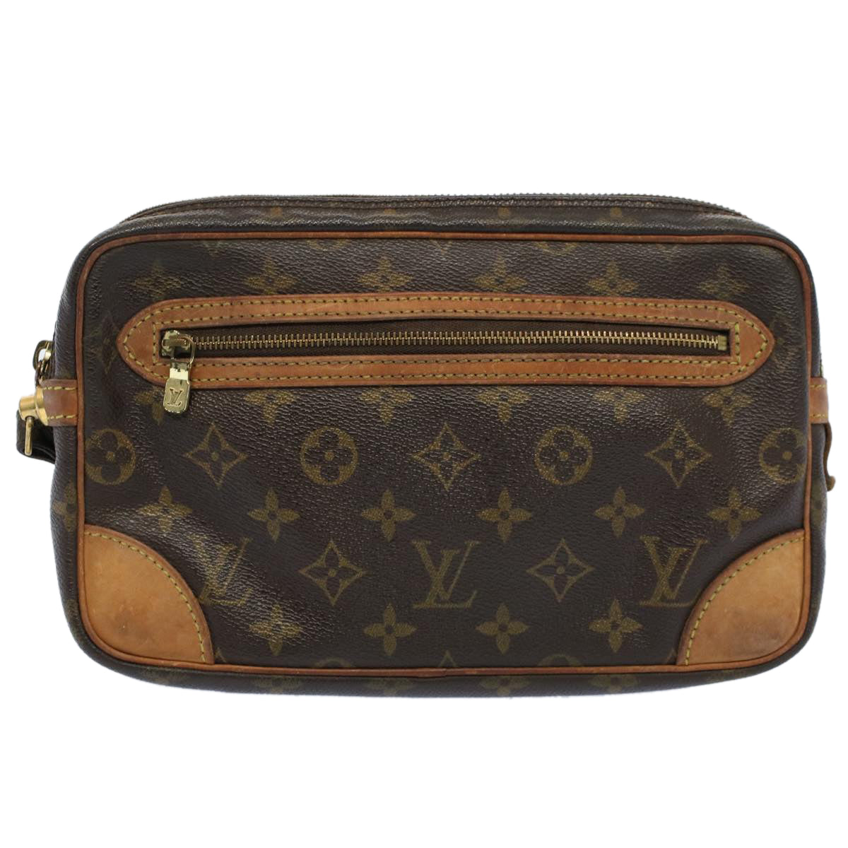 LOUIS VUITTON Monogram Marly Dragonne GM Clutch Bag M51825 LV Auth 53878