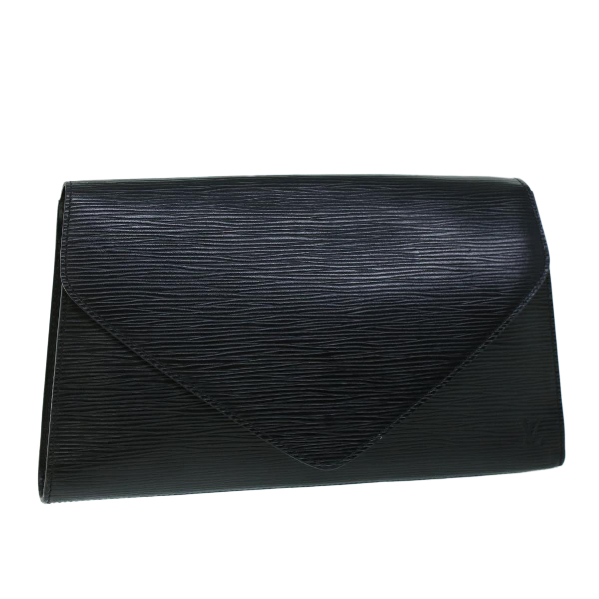 LOUIS VUITTON Epi Art Deco Clutch Bag Black M52632 LV Auth 53879