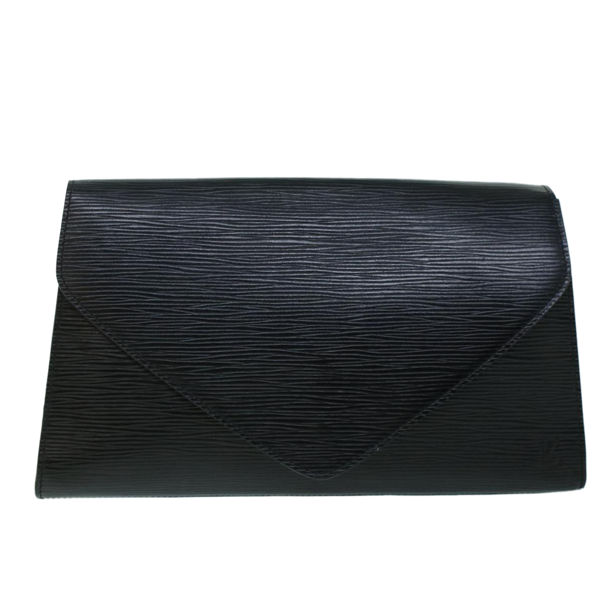 LOUIS VUITTON Epi Art Deco Clutch Bag Black M52632 LV Auth 53879