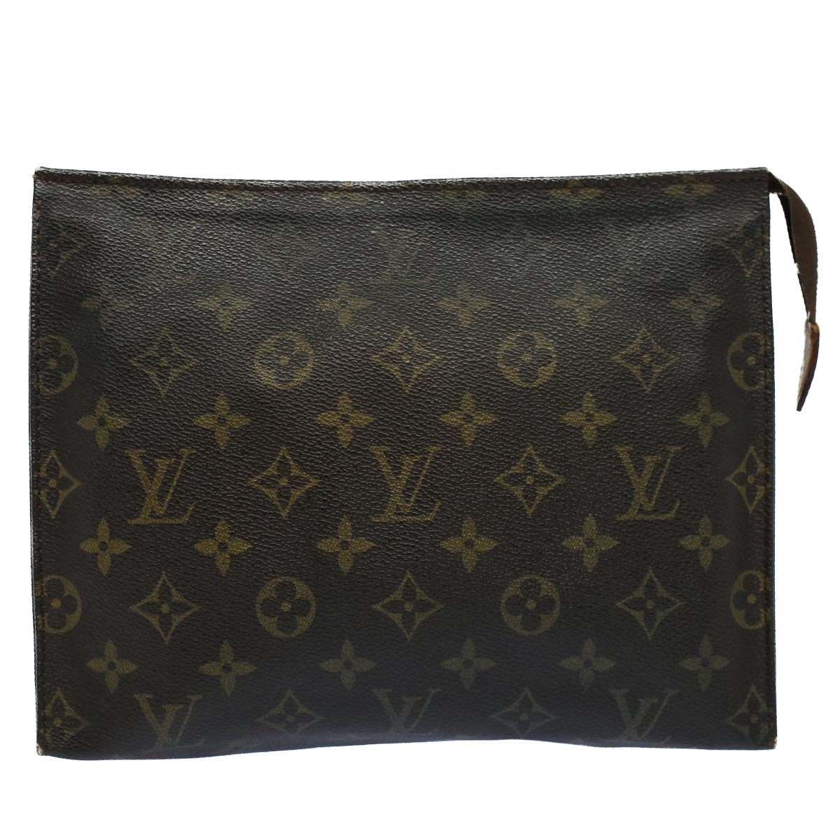 LOUIS VUITTON Monogram Poche Toilette 26 Pouch M47542 LV Auth 53884