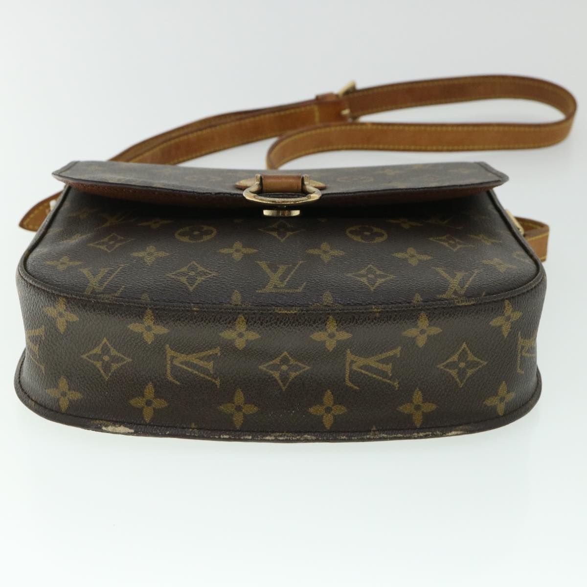 LOUIS VUITTON Monogram Saint Cloud GM Shoulder Bag M51242 LV Auth 53899