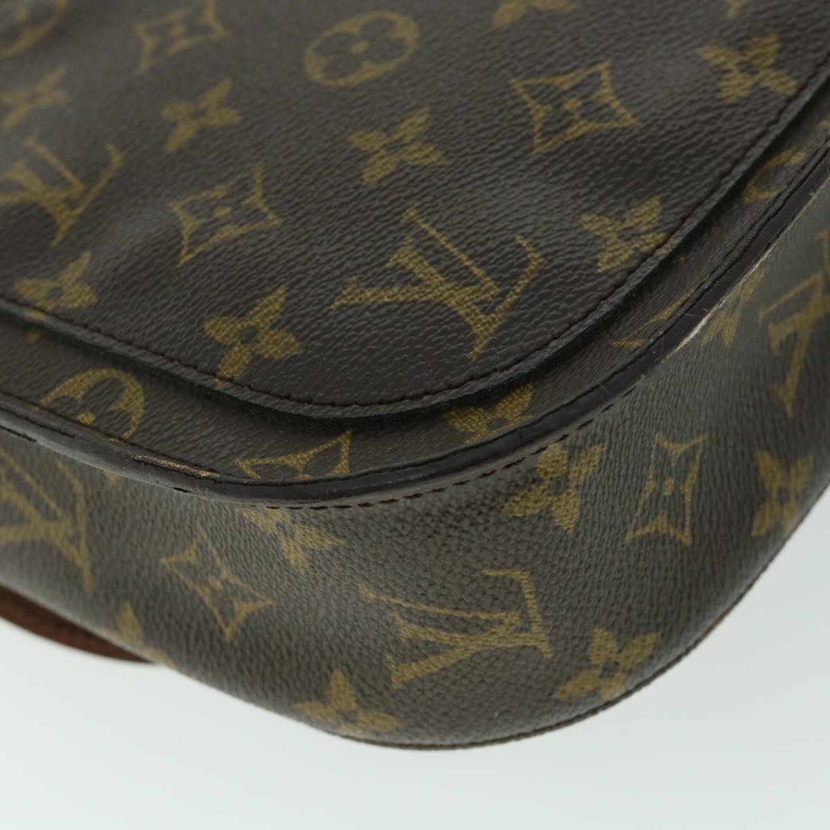 LOUIS VUITTON Monogram Saint Cloud GM Shoulder Bag M51242 LV Auth 53899