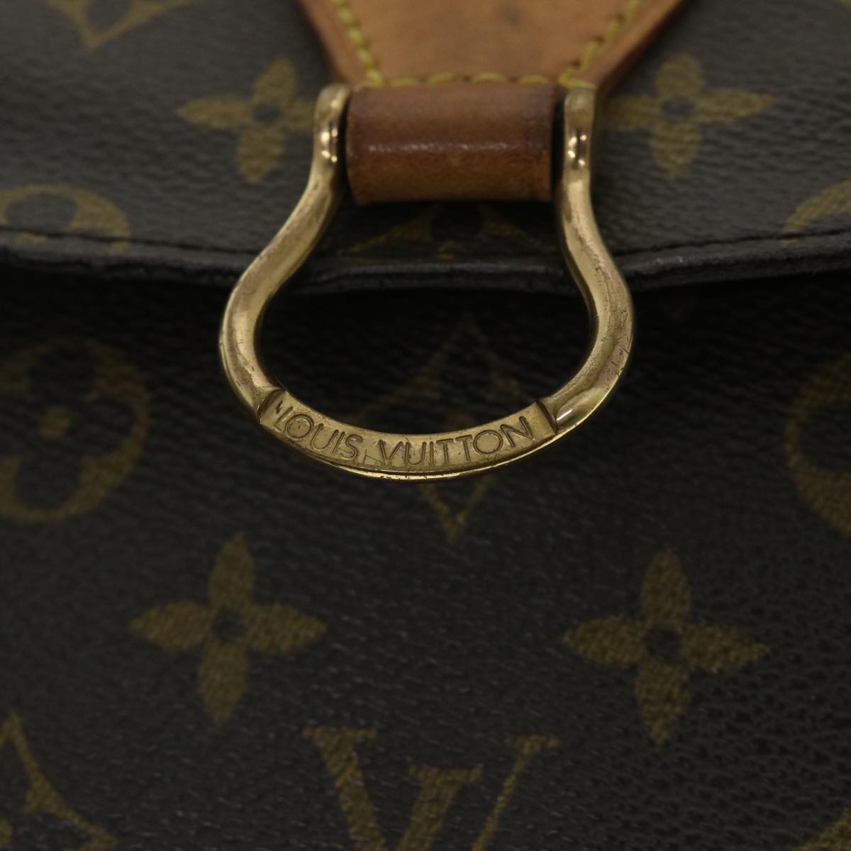 LOUIS VUITTON Monogram Saint Cloud GM Shoulder Bag M51242 LV Auth 53899