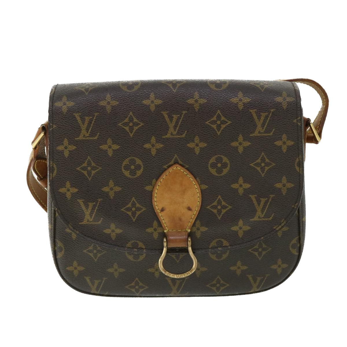 LOUIS VUITTON Monogram Saint Cloud GM Shoulder Bag M51242 LV Auth 53899