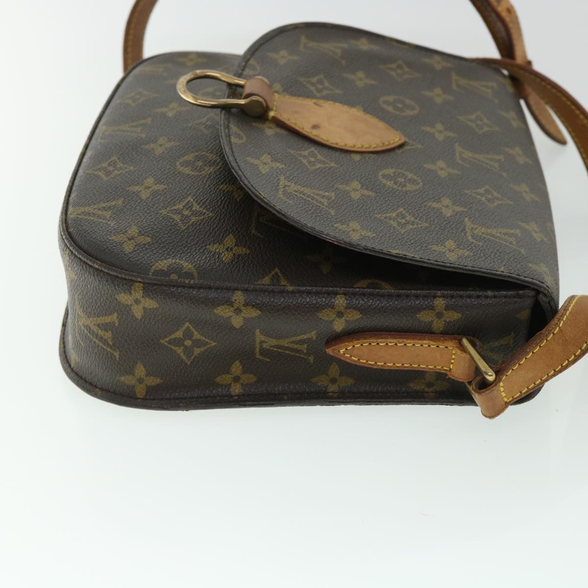 LOUIS VUITTON Monogram Saint Cloud GM Shoulder Bag M51242 LV Auth 53899