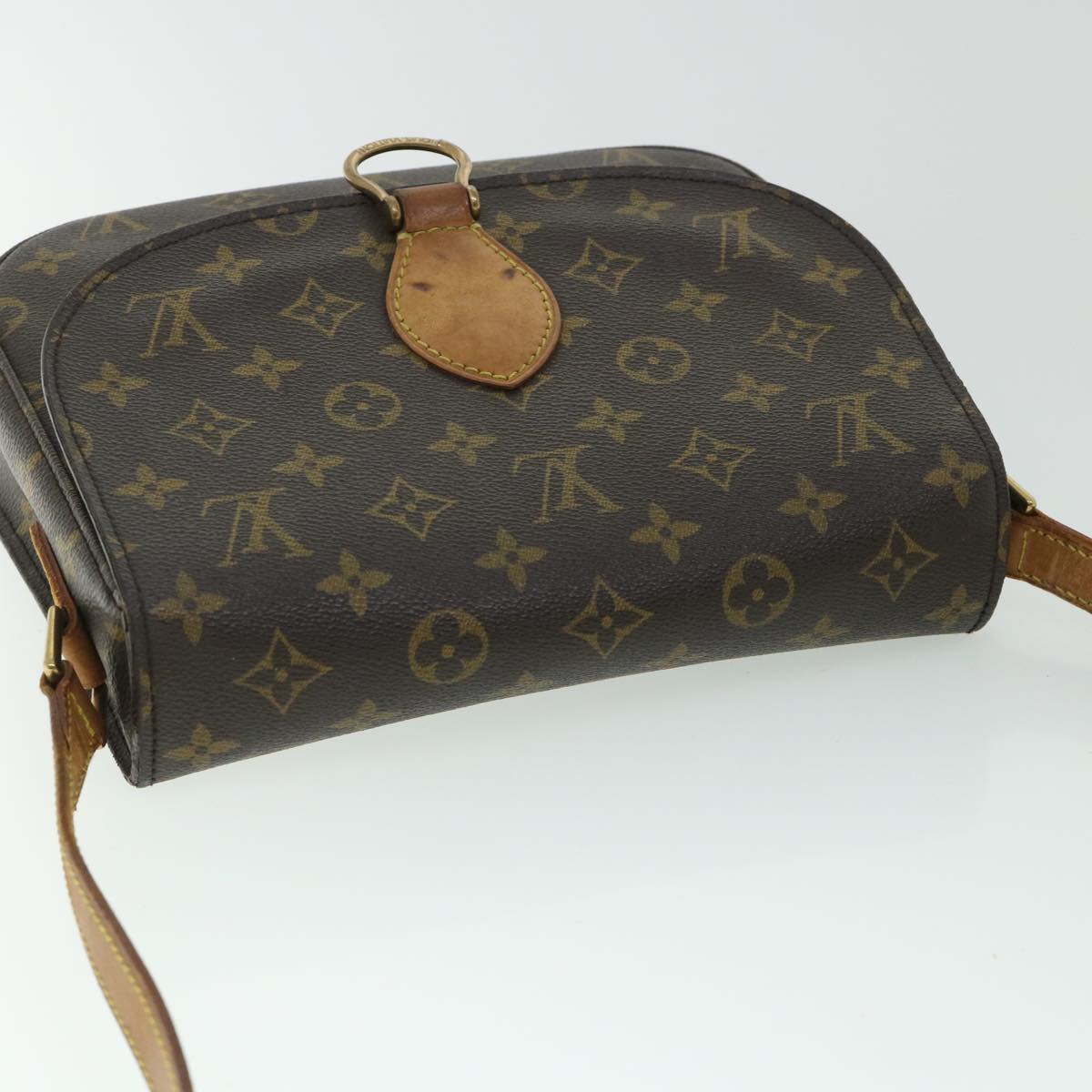 LOUIS VUITTON Monogram Saint Cloud GM Shoulder Bag M51242 LV Auth 53899