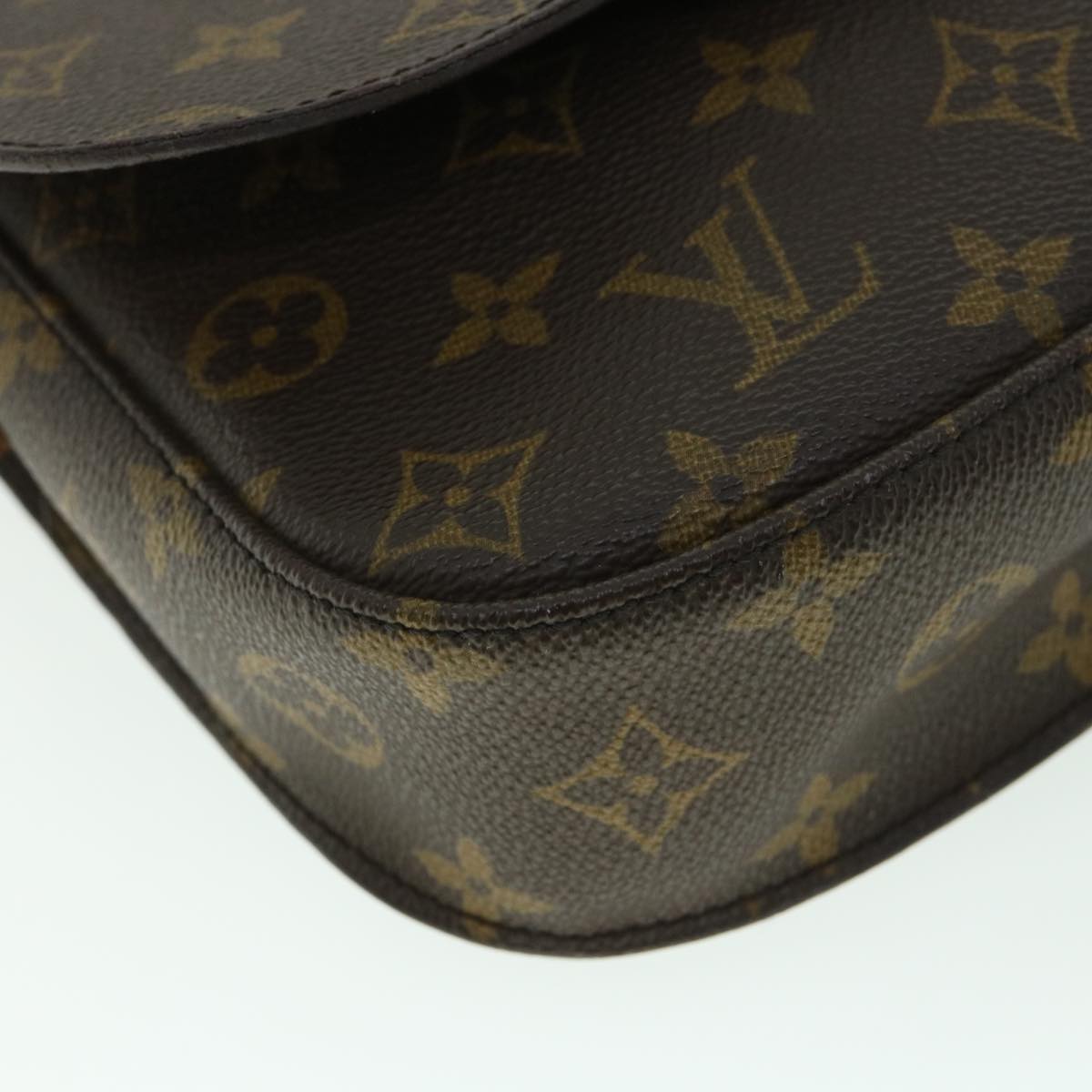 LOUIS VUITTON Monogram Saint Cloud MM Shoulder Bag M51243 LV Auth 53902