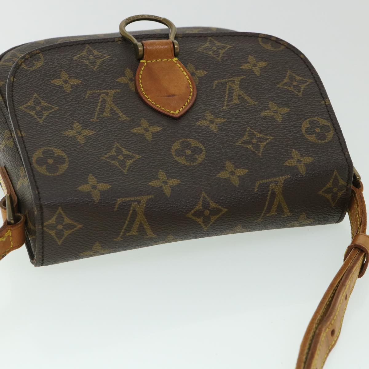 LOUIS VUITTON Monogram Saint Cloud MM Shoulder Bag M51243 LV Auth 53902