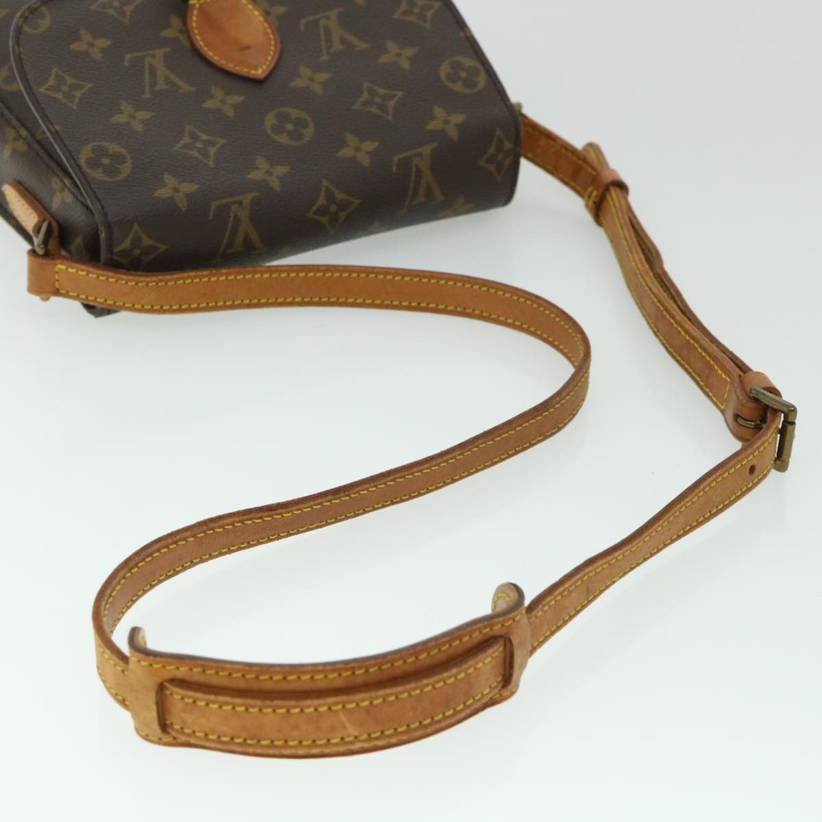 LOUIS VUITTON Monogram Saint Cloud MM Shoulder Bag M51243 LV Auth 53902