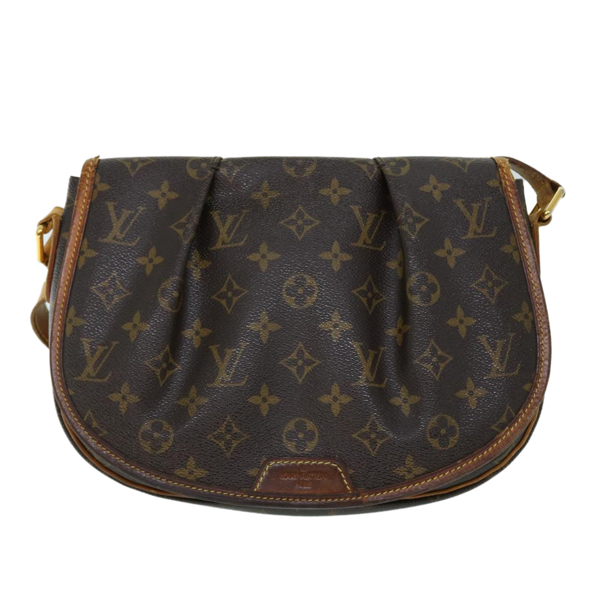 LOUIS VUITTON Monogram Menilmontant PM Shoulder Bag M40474 LV Auth 53905