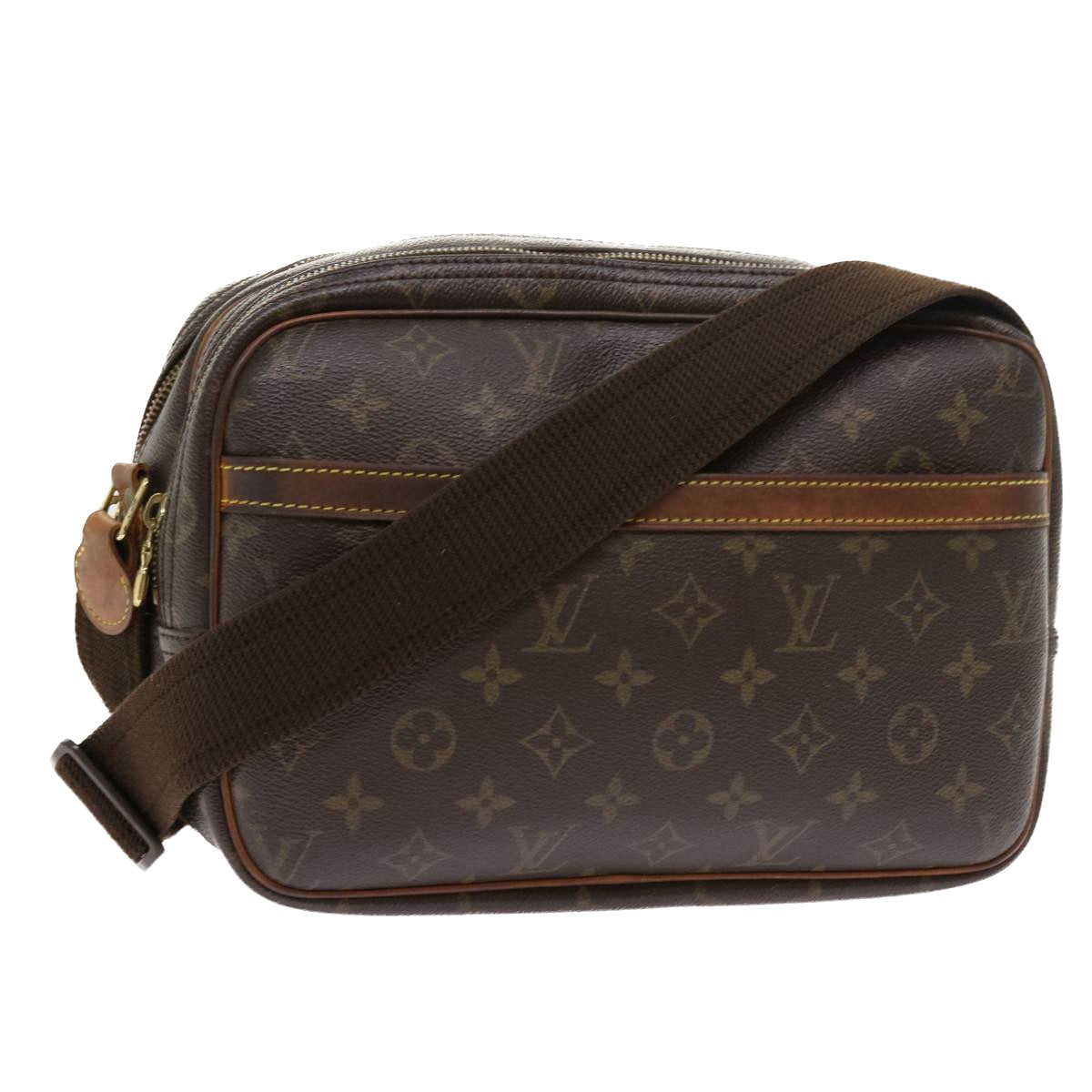 LOUIS VUITTON Monogram Reporter PM Shoulder Bag M45254 LV Auth 53913