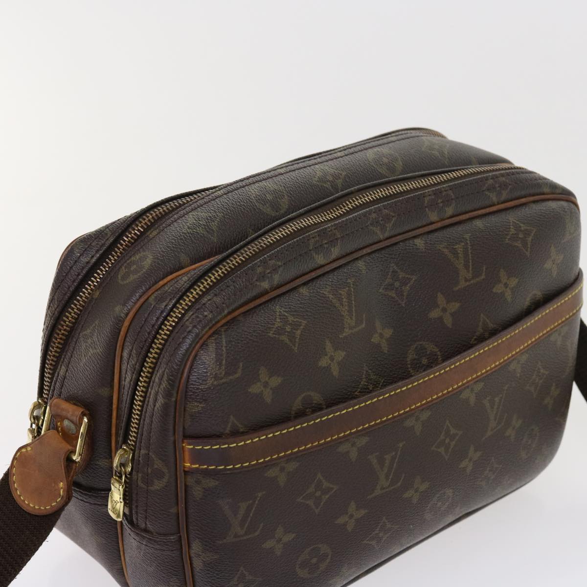 LOUIS VUITTON Monogram Reporter PM Shoulder Bag M45254 LV Auth 53913