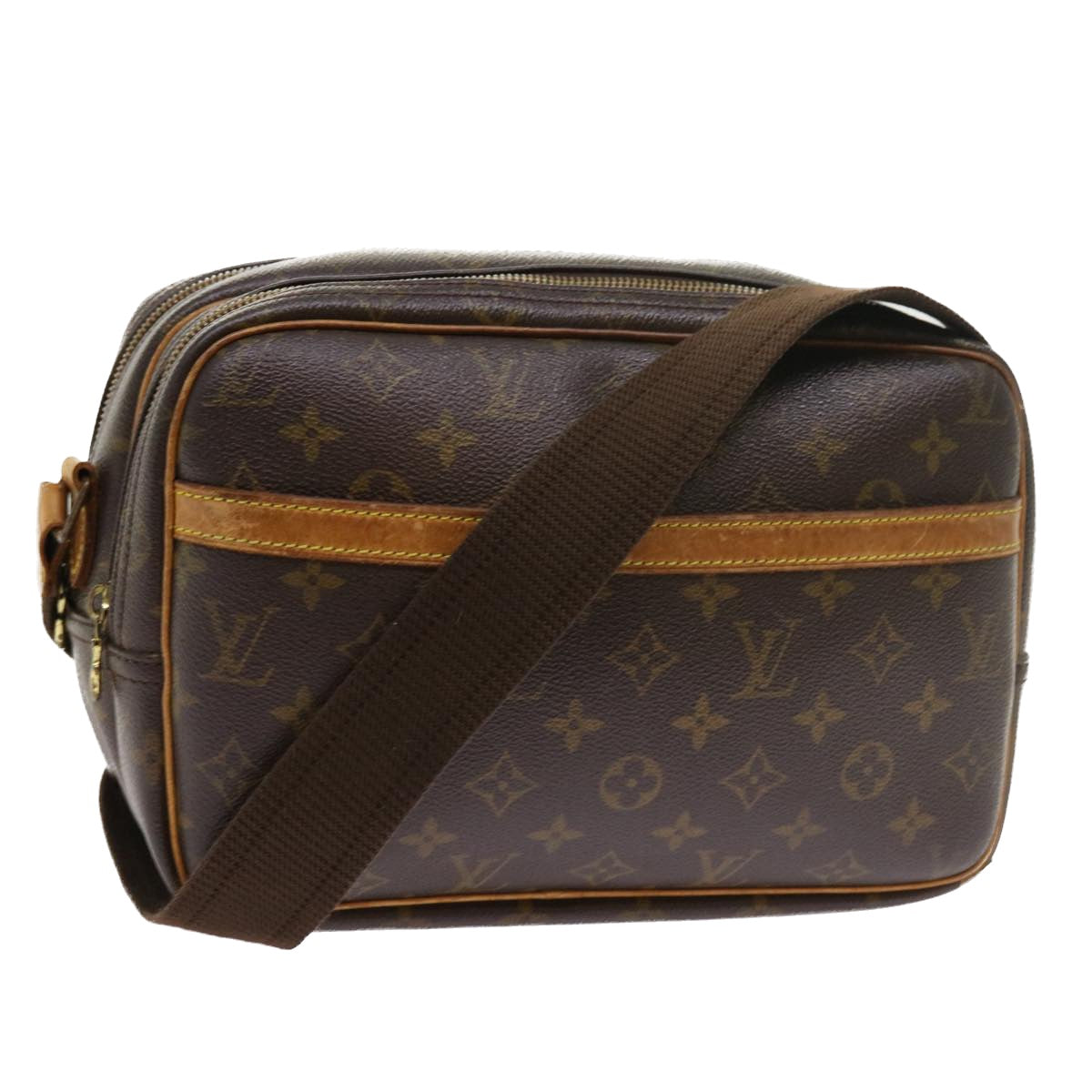 LOUIS VUITTON Monogram Reporter PM Shoulder Bag M45254 LV Auth 53914