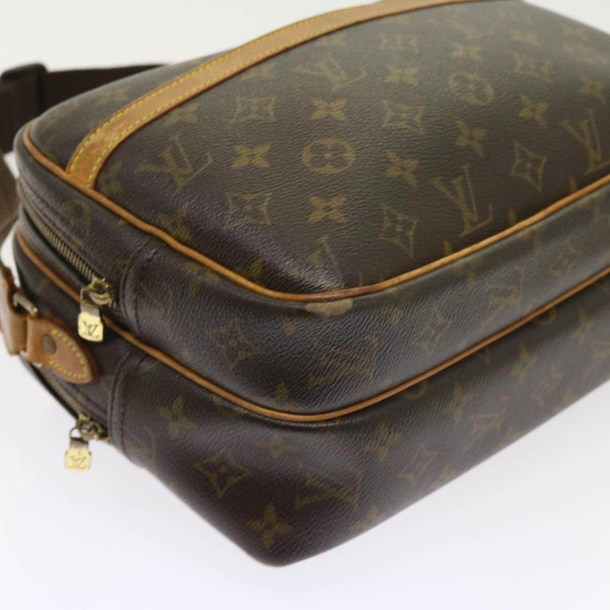 LOUIS VUITTON Monogram Reporter PM Shoulder Bag M45254 LV Auth 53914