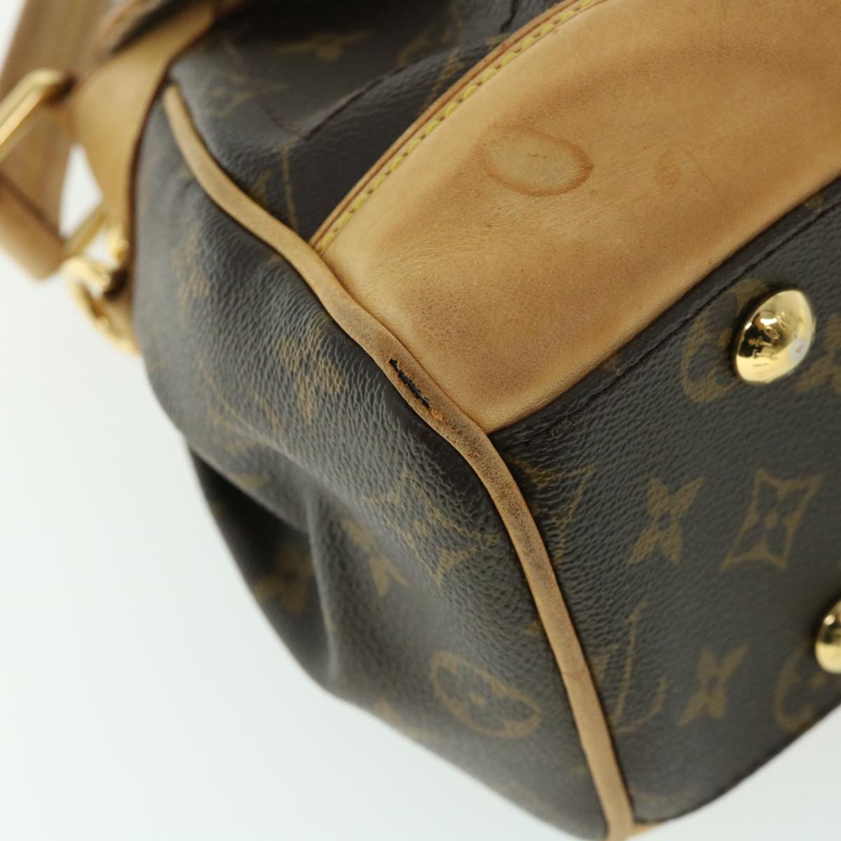 LOUIS VUITTON Monogram Beverly MM Shoulder Bag M40121 LV Auth 53916