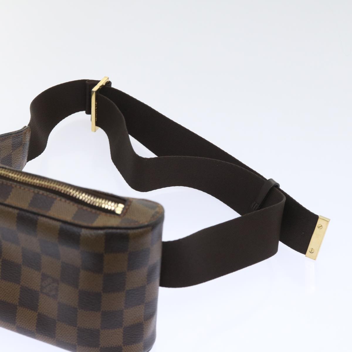 LOUIS VUITTON Damier Ebene Geronimos Shoulder Bag N51994 LV Auth 53918