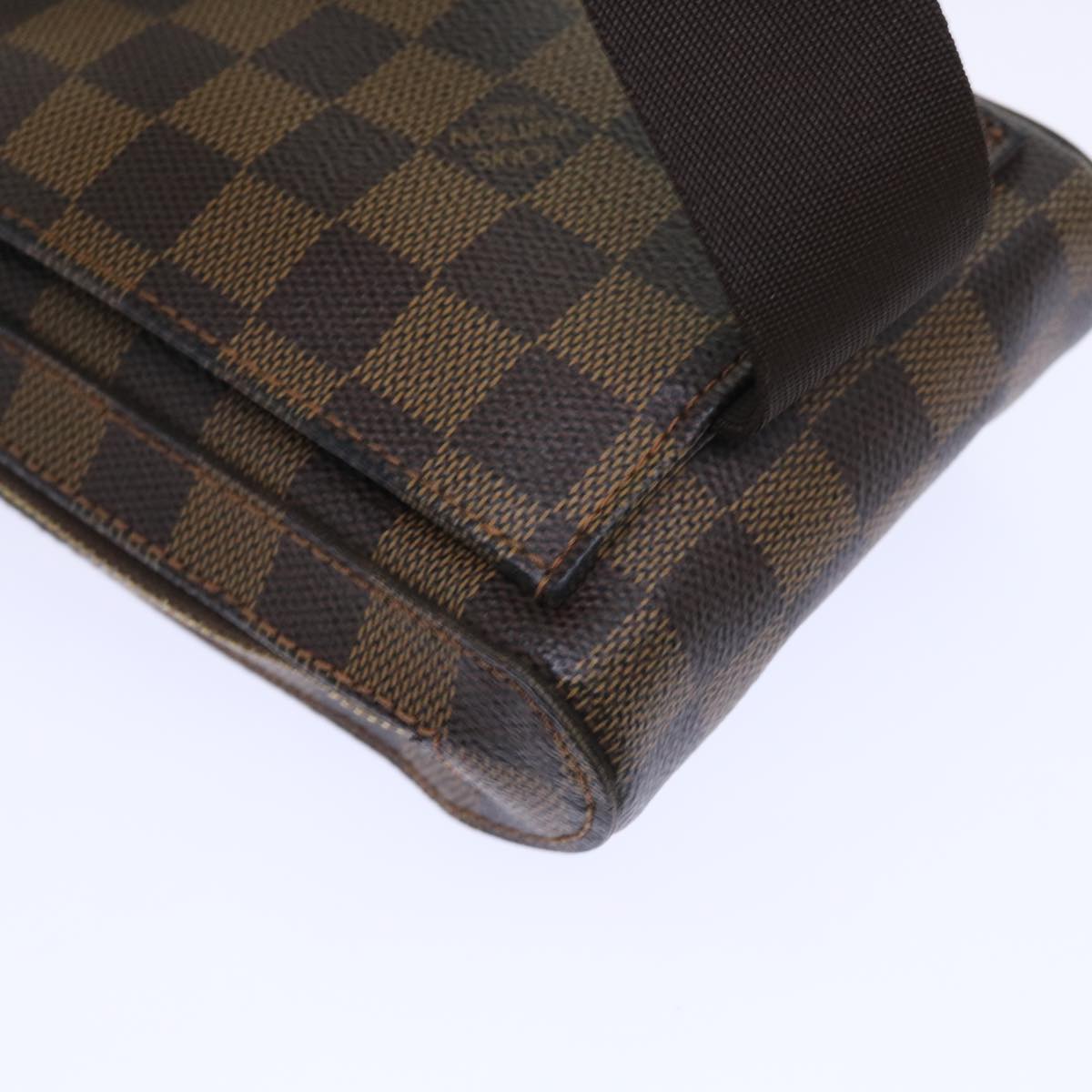 LOUIS VUITTON Damier Ebene Geronimos Shoulder Bag N51994 LV Auth 53918