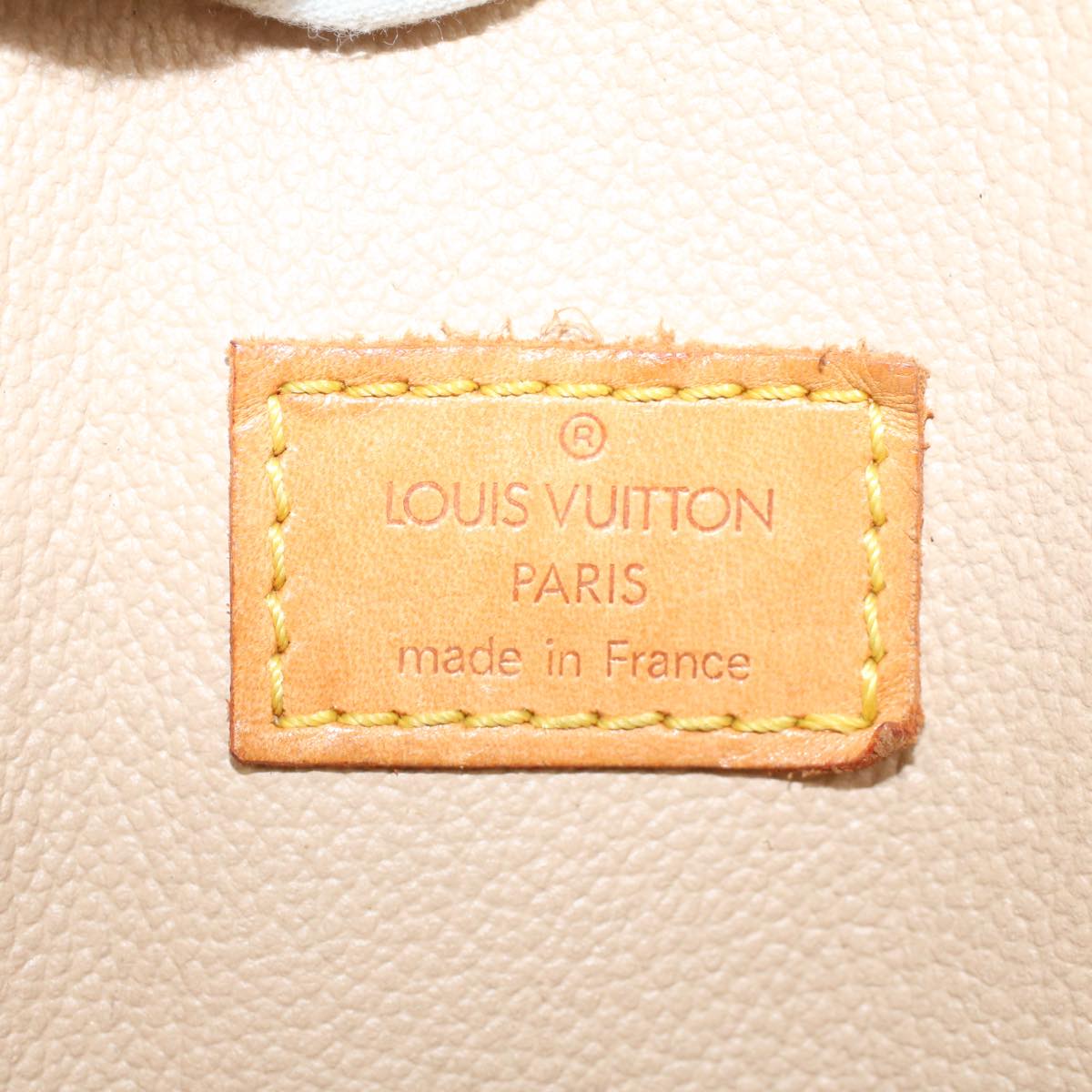 LOUIS VUITTON Monogram Sac Plat Hand Bag M51140 LV Auth 53921