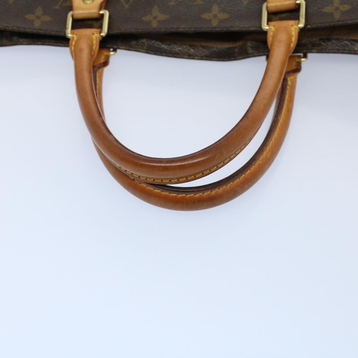 LOUIS VUITTON Monogram Sac Plat Hand Bag M51140 LV Auth 53921