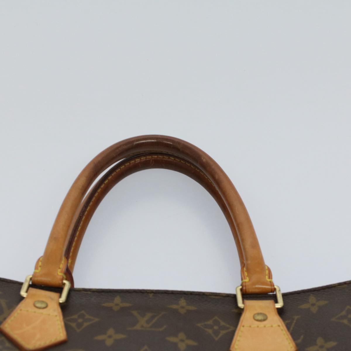 LOUIS VUITTON Monogram Sac Plat Hand Bag M51140 LV Auth 53921