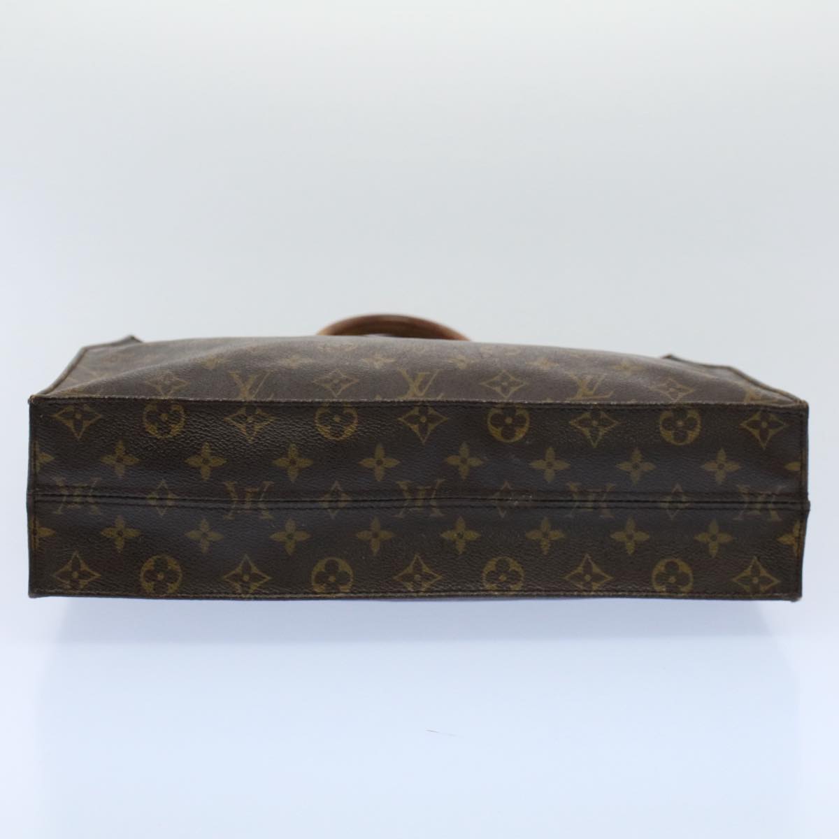 LOUIS VUITTON Monogram Sac Plat Hand Bag M51140 LV Auth 53921