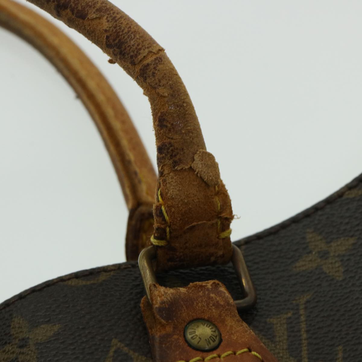 LOUIS VUITTON Monogram Sac Plat Hand Bag M51140 LV Auth 53922