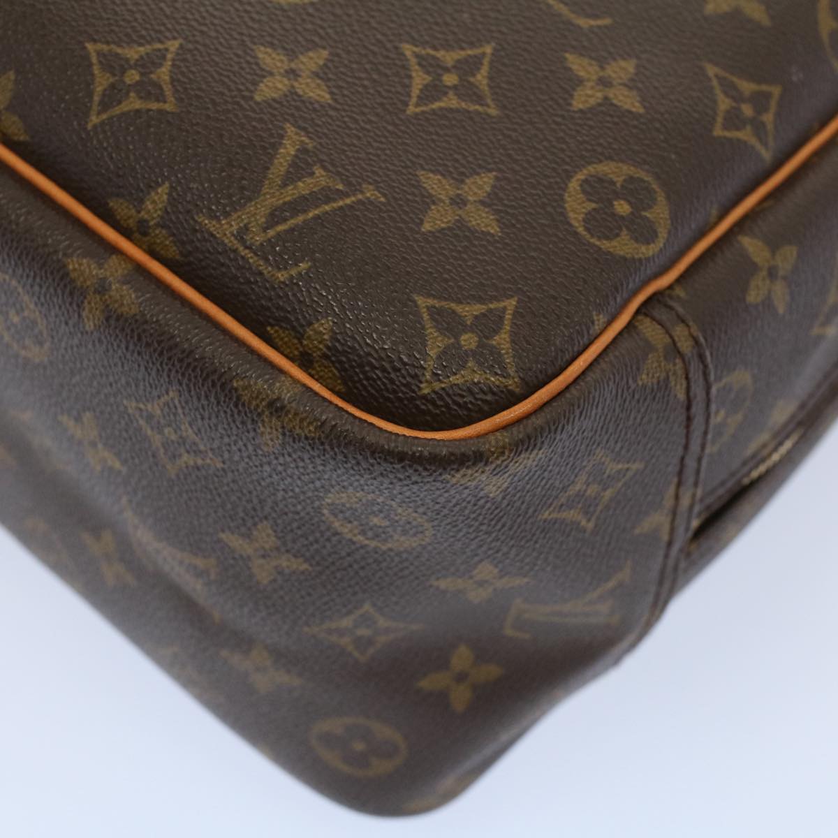 LOUIS VUITTON Monogram Deauville Hand Bag M47270 LV Auth 53934