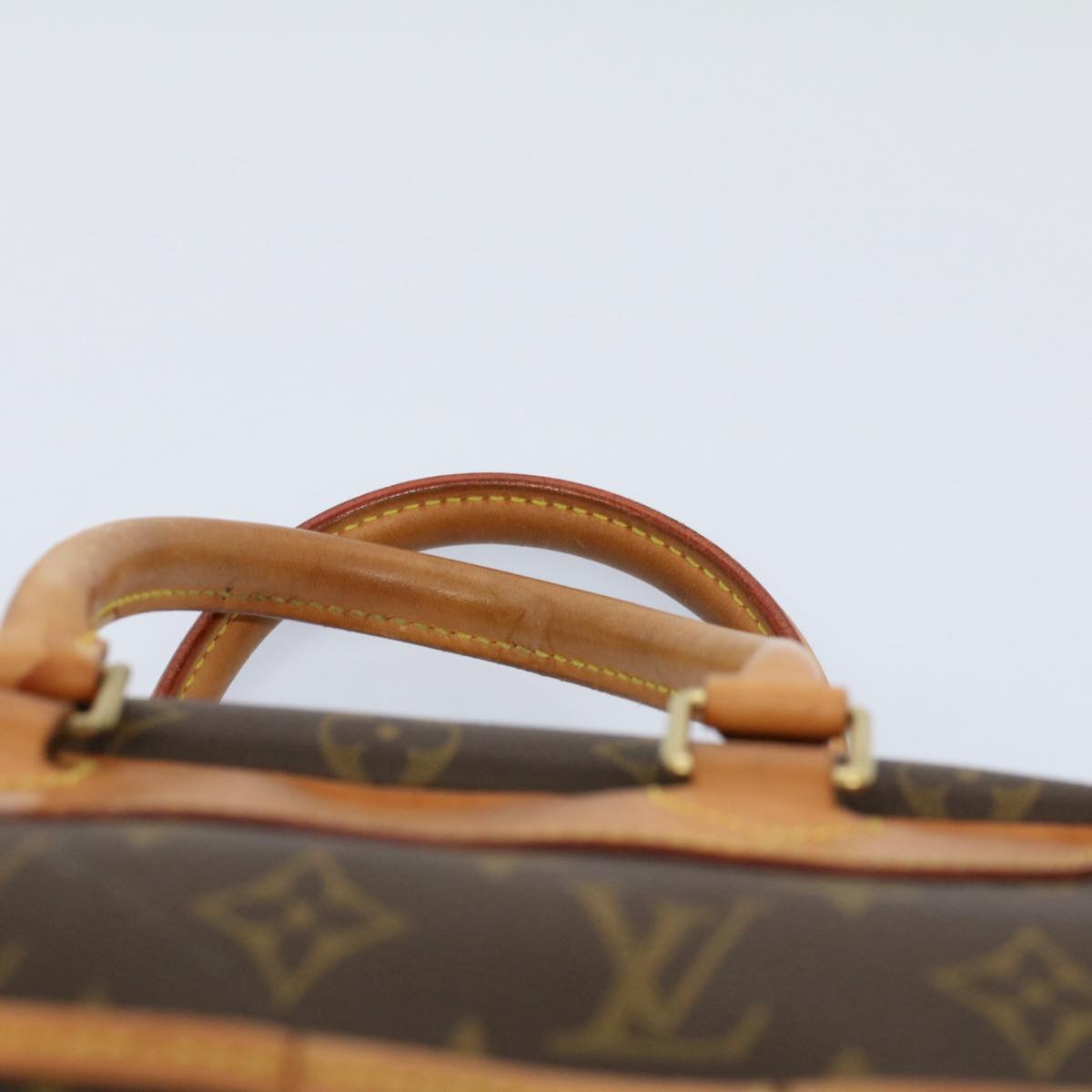 LOUIS VUITTON Monogram Deauville Hand Bag M47270 LV Auth 53934