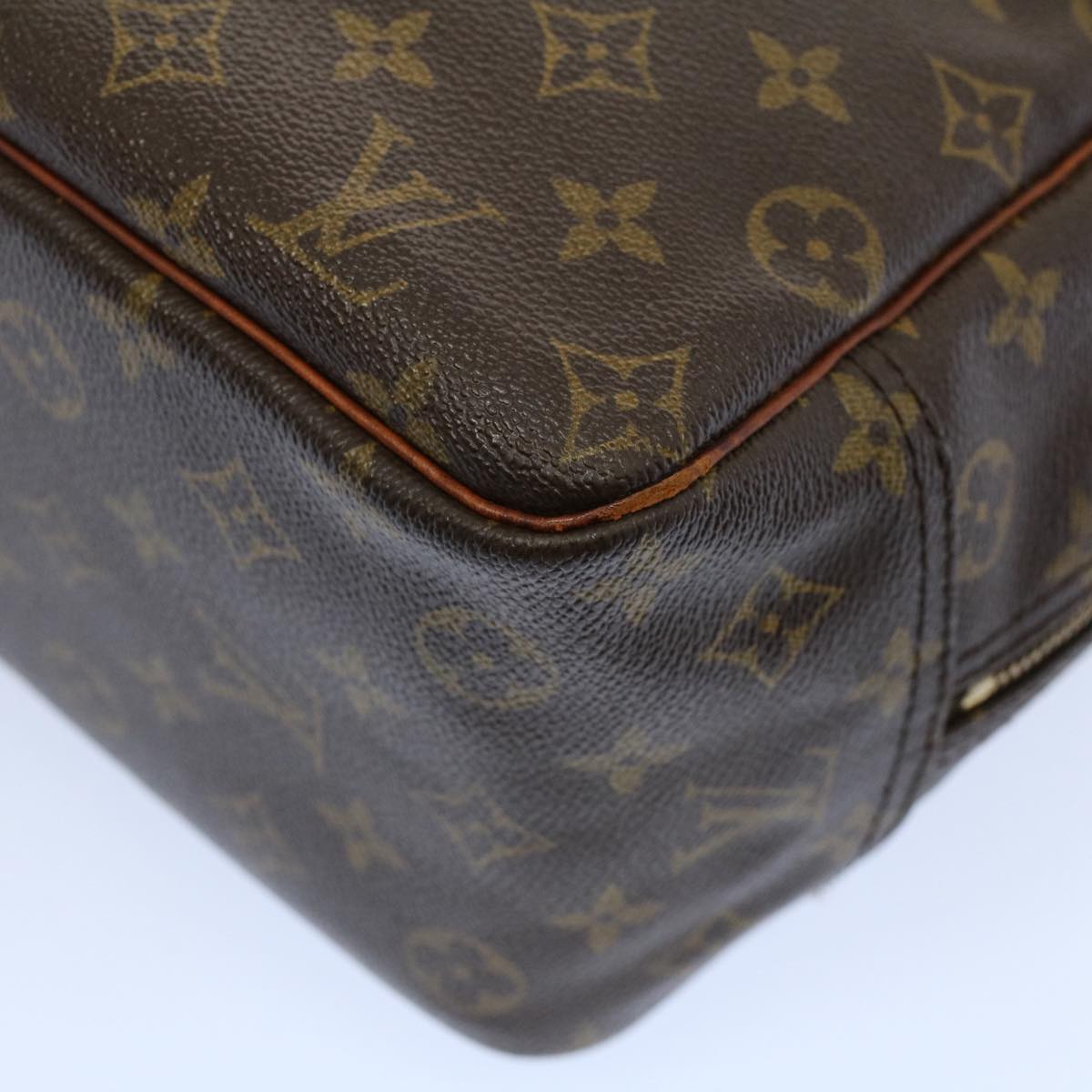 LOUIS VUITTON Monogram Deauville Hand Bag M47270 LV Auth 53935